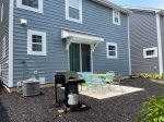 Back patio space with Propane Grill 
